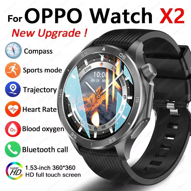 Новинка 2024 года для OPPO Watch X2, умные часы для мужчин, AMOLED, уличная мода, GPS, компас, пульсометр, водонепроницаемые умные часы с Bluetooth-вызовом
Новинка 2024 года для OPPO Watch X2, умные часы для мужчин, AMOLED, уличная мода, GPS, компас, пульсометр, водонепроницаемые умные часы с Bluetooth-вызовом