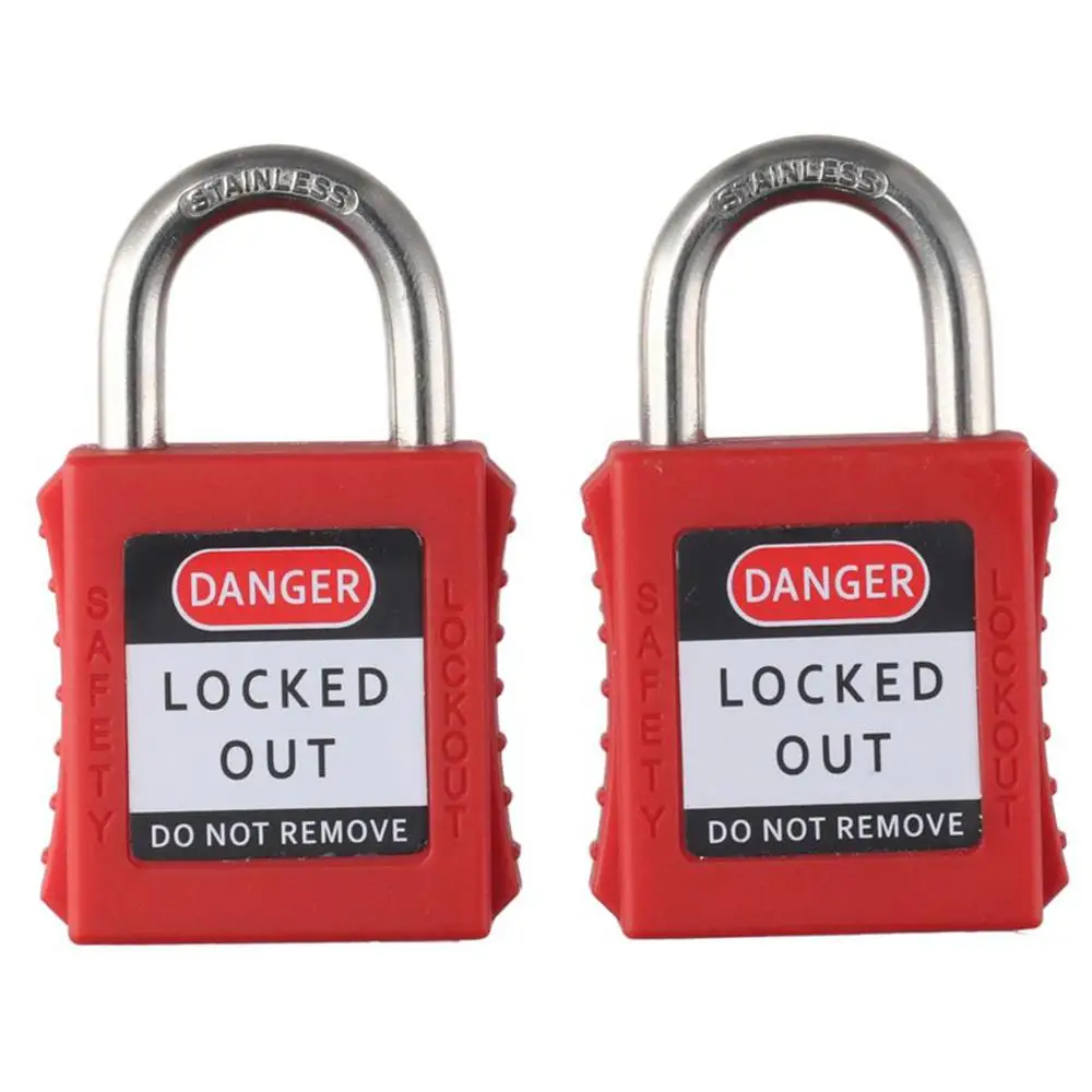 Red Lockout Tagout Locks 2 Keys Per Lock Stainless Steel Red Loto Locks OSHA Compliant Safety Padlocks
Red Lockout Tagout Locks 2 Keys Per Lock Stainless Steel Red Loto Locks OSHA Compliant Safety Padlocks