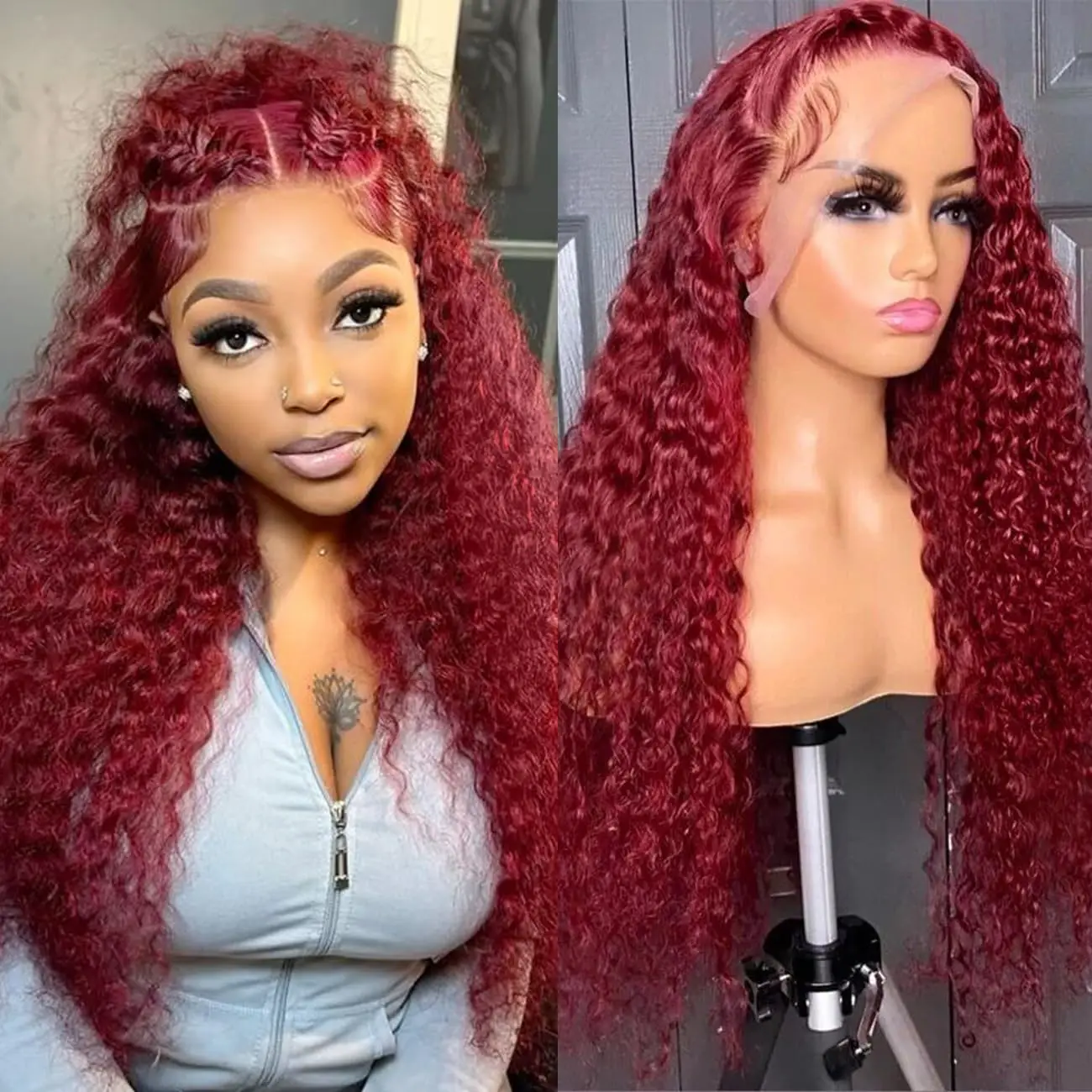 30 36 Inch Burgundy Wig Human Hair Peruvian 99j Burgundy 13x6 Deep Wave Lace Front Wigs Human Hair Pre Plucked 13x4 HD Transparent Lace Frontal Wigs for Black Women Wine Red Colored Wig 240%
30 36 Inch Burgundy Wig Human Hair Peruvian 99j Burgundy 13x6 Deep Wave Lace Front Wigs Human Hair Pre Plucked 13x4 HD Transparent Lace Frontal Wigs for Black Women Wine Red Colored Wig 240%