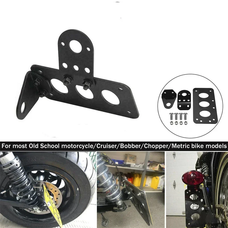 Universal 7/8"22mm Motorcycle License Plate Side Mount Holder Bracket Tail Brake Light Holder Motorbike Mounting Kit Metal Black
Universal 7/8"22mm Motorcycle License Plate Side Mount Holder Bracket Tail Brake Light Holder Motorbike Mounting Kit Metal Black
