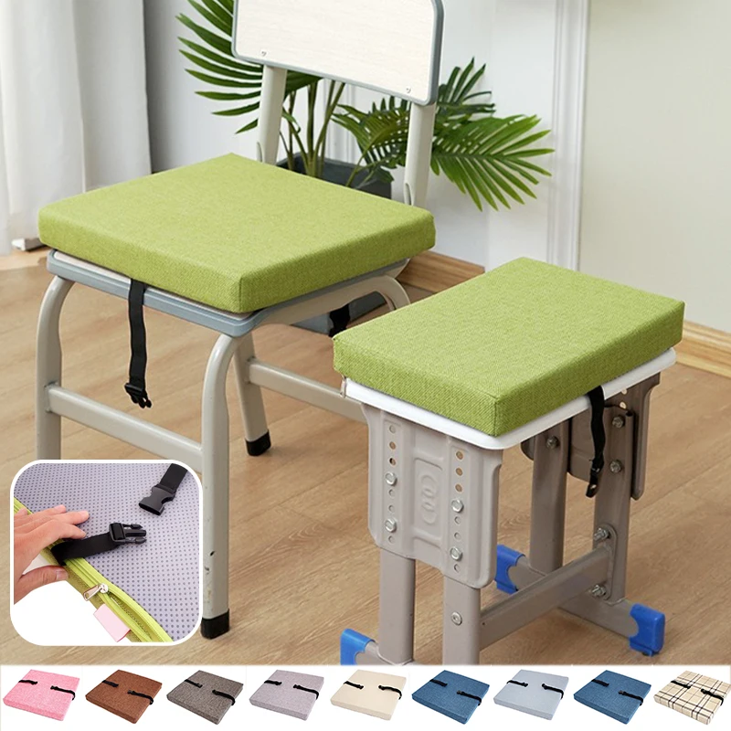 Thick High Density Sponge Chair Cushion Breathable Linen Fabric Square Pad with Straps for Office Dining Long Sitting Comfort
Thick High Density Sponge Chair Cushion Breathable Linen Fabric Square Pad with Straps for Office Dining Long Sitting Comfort
