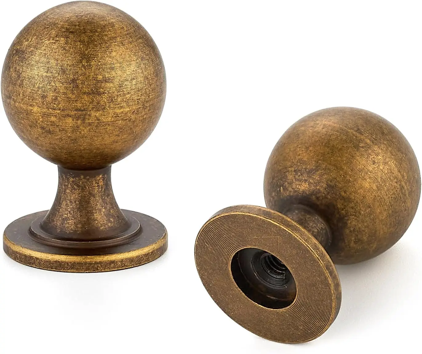 Набор из 24 антикварных латунных ручек для шкафов, круглые ручки-шары для кухонных шкафов и ящиков, 0,85 дюйма
Набор из 24 антикварных латунных ручек для шкафов, круглые ручки-шары для кухонных шкафов и ящиков, 0,85 дюйма