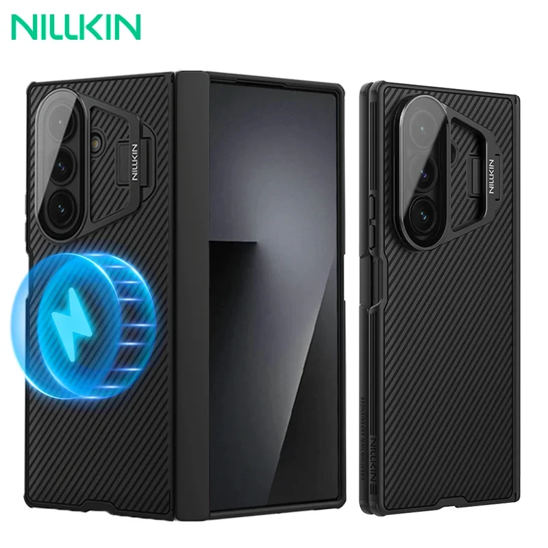 For Samsung Galaxy Z Fold 7 5G MagSafe Case NILLKIN CamShield Prop With Phone Holder Magnetic Back Cover For Samsung Z Fold 7
For Samsung Galaxy Z Fold 7 5G MagSafe Case NILLKIN CamShield Prop With Phone Holder Magnetic Back Cover For Samsung Z Fold 7