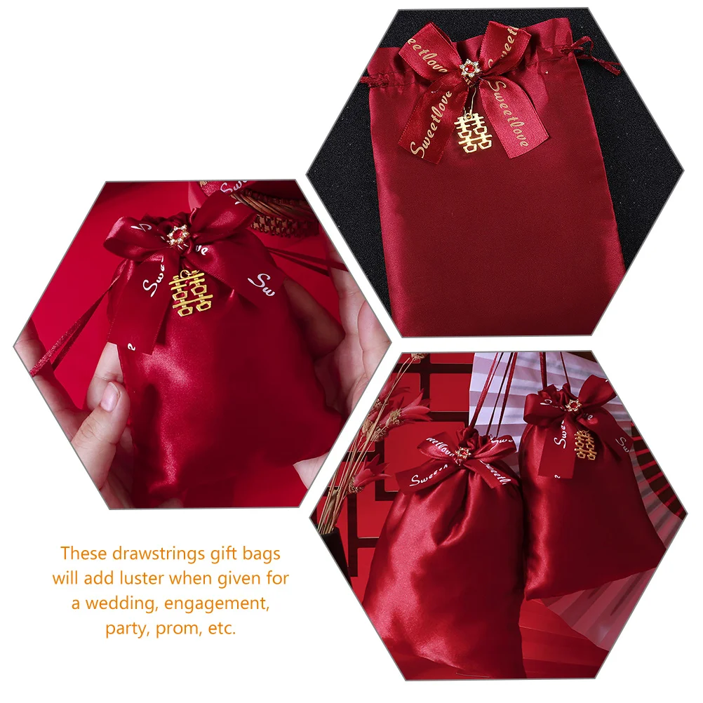 Wedding Candy Bag Party Favour Bags Chinese Style Drawstring Pouch Bride Favor Baggies
Wedding Candy Bag Party Favour Bags Chinese Style Drawstring Pouch Bride Favor Baggies