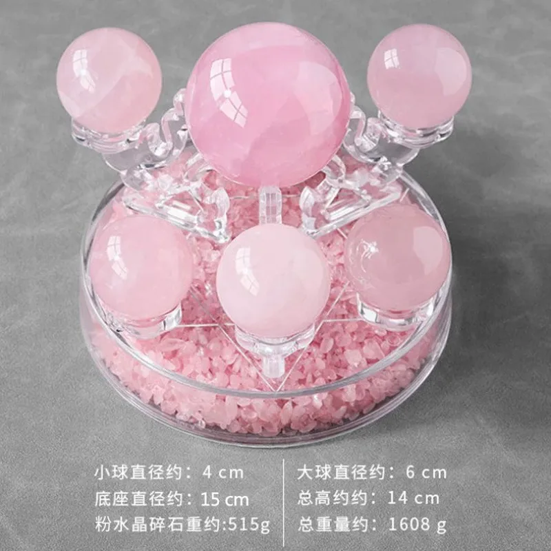 CL natural powder crystal ball seven-star array ornament hibiscus stone wedding gift love gift home ornament
CL natural powder crystal ball seven-star array ornament hibiscus stone wedding gift love gift home ornament