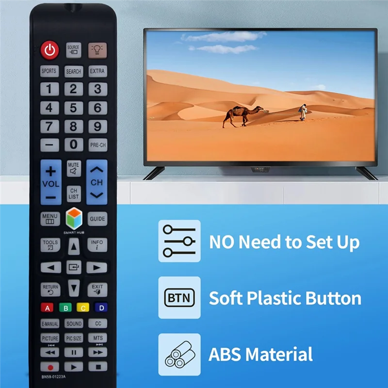 AIAI 1 PCS BN59-01223A Remote Control Black ABS For TV UN32J5500AFXZA UN40J6300AFXZA UN40J5500AFXZA UN32J6300AFXZA UN32J
AIAI 1 PCS BN59-01223A Remote Control Black ABS For TV UN32J5500AFXZA UN40J6300AFXZA UN40J5500AFXZA UN32J6300AFXZA UN32J