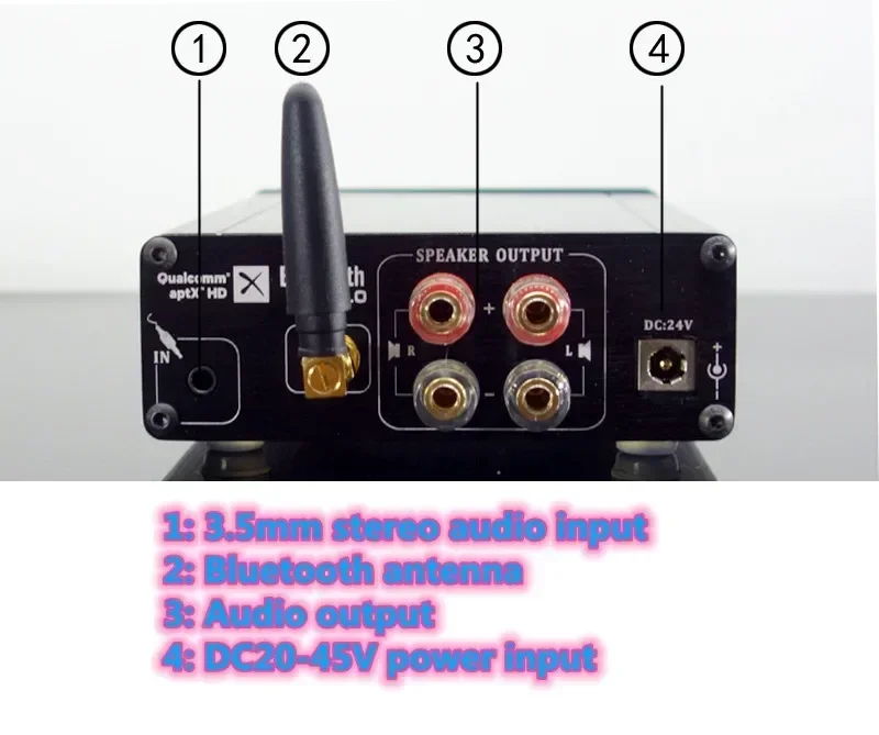 DC24-48V TPA3255 300W*2 Fever HIFI QCC5125 Bluetooth 5.0 Digital Audio amplifier PCM5102 Decoding
DC24-48V TPA3255 300W*2 Fever HIFI QCC5125 Bluetooth 5.0 Digital Audio amplifier PCM5102 Decoding
