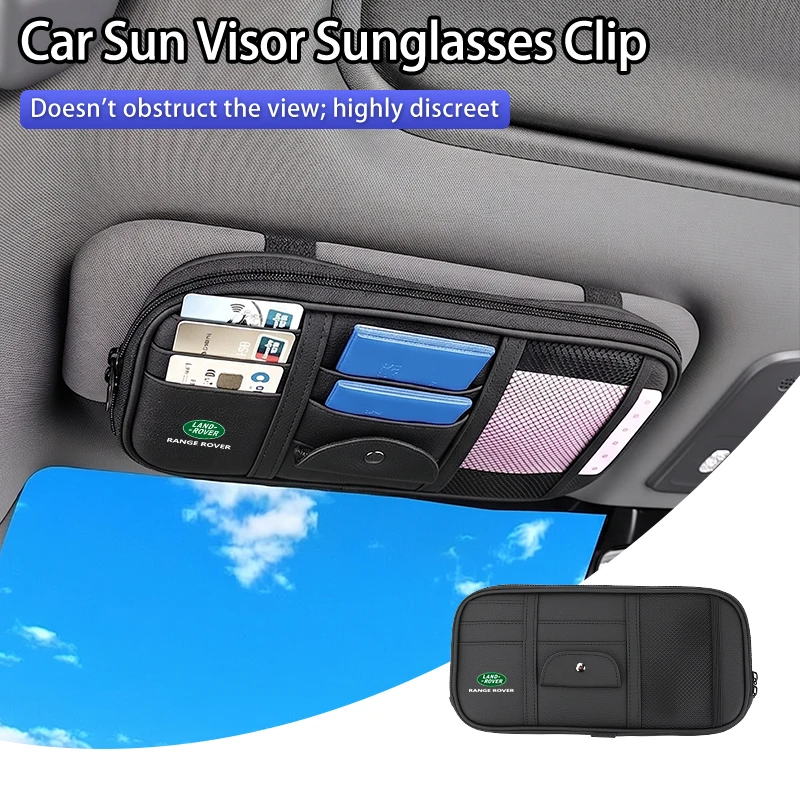 Car Visor Organizer Glasses Holder Sunglass Box Card Clip Accessories For Land Rover Range Rover Evoque Velar Defender Discovery
Car Visor Organizer Glasses Holder Sunglass Box Card Clip Accessories For Land Rover Range Rover Evoque Velar Defender Discovery