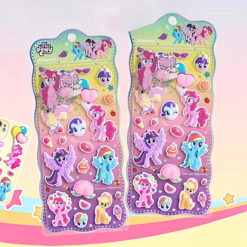My Little Pony Squeezable Stickers Twilight Sparkle Kids Reward Phone Case Notebook Pink Pie Water Bottle Rainbow Dash Toy Gift
My Little Pony Squeezable Stickers Twilight Sparkle Kids Reward Phone Case Notebook Pink Pie Water Bottle Rainbow Dash Toy Gift