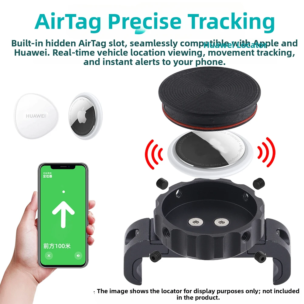 Bike Saddle Mount for AirTag with Secure Fit for GPS Tracking and For Theft Deterrence Suitable for Multiple Bicycle Types
Bike Saddle Mount for AirTag with Secure Fit for GPS Tracking and For Theft Deterrence Suitable for Multiple Bicycle Types