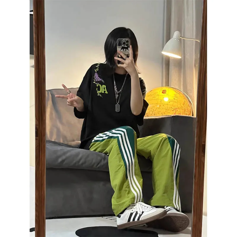 Retro slimming dopamine handsome workwear pants loose straight leg fashionable casual wide leg pants women's spring and autumn
Retro slimming dopamine handsome workwear pants loose straight leg fashionable casual wide leg pants women's spring and autumn