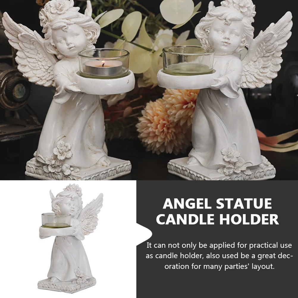 Vintage Angel Statue Holder Retro Style Resin Ornament Home Decor Standing Tea Light Creative Design for Parties Coffee
Vintage Angel Statue Holder Retro Style Resin Ornament Home Decor Standing Tea Light Creative Design for Parties Coffee