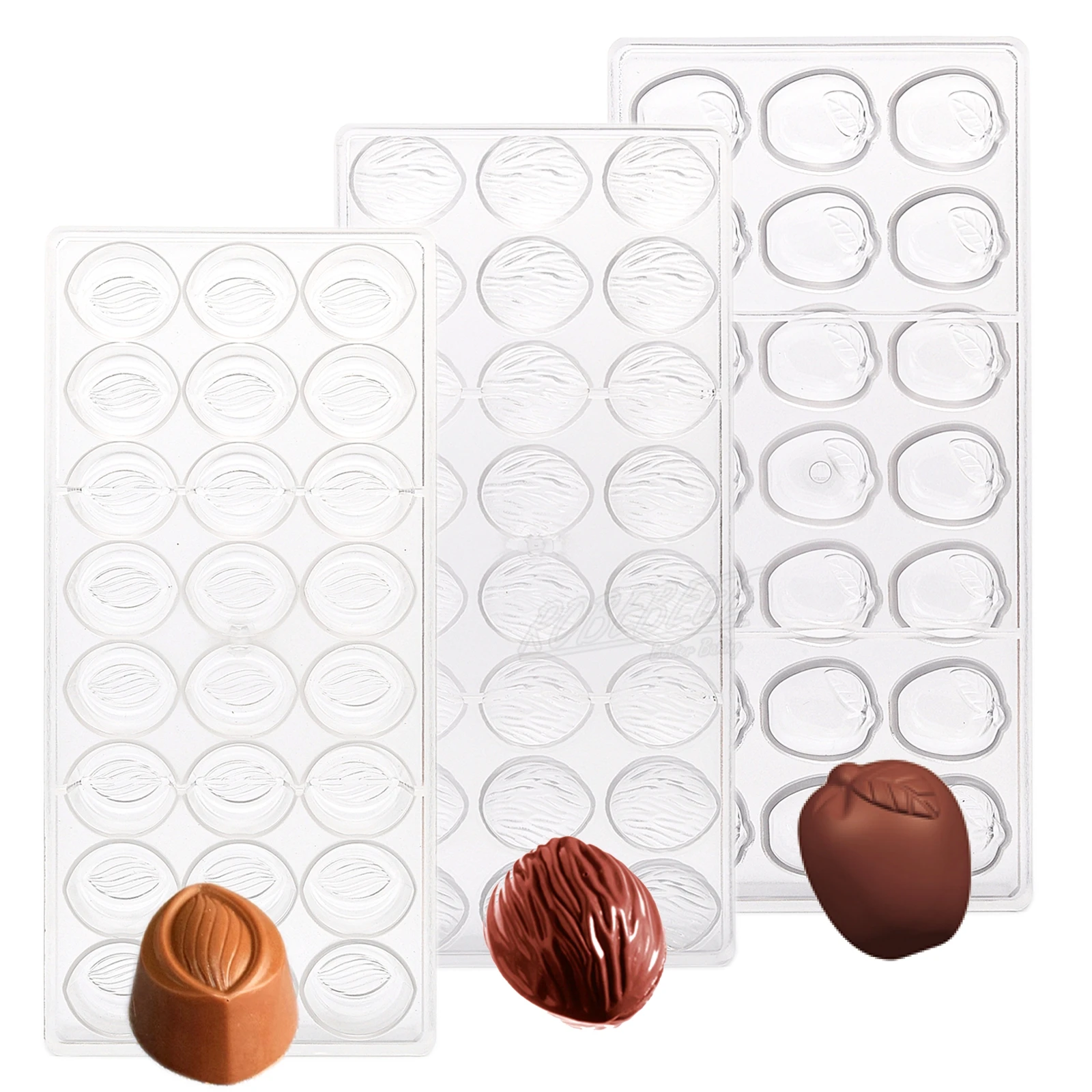 3 Design Almond Walnut Peach Fruit Nut Shape Chocolate Mold Candy Making Tools Ice Cube Molds Sugarcraft Molding DIY Cozinha
3 Design Almond Walnut Peach Fruit Nut Shape Chocolate Mold Candy Making Tools Ice Cube Molds Sugarcraft Molding DIY Cozinha