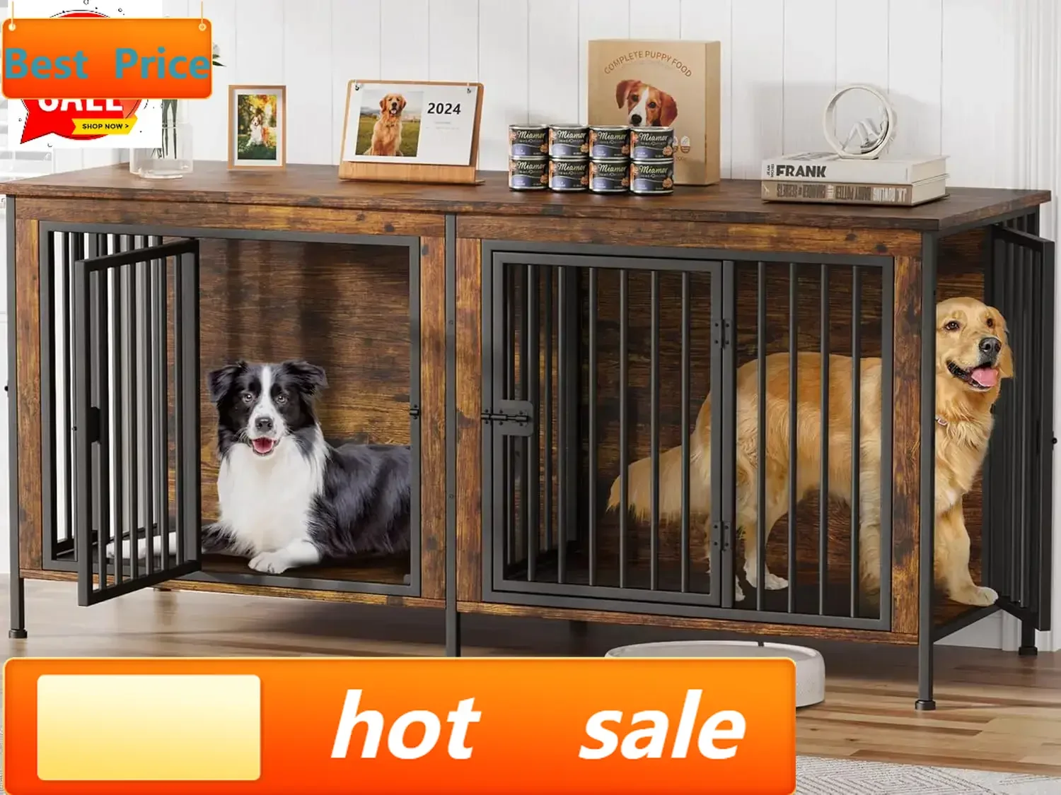 Hot salesHot-sellingDog Crate Furniture for 1 or 2 Dogs, Heavy Duty Single/Double Dog Crates
Hot salesHot-sellingDog Crate Furniture for 1 or 2 Dogs, Heavy Duty Single/Double Dog Crates