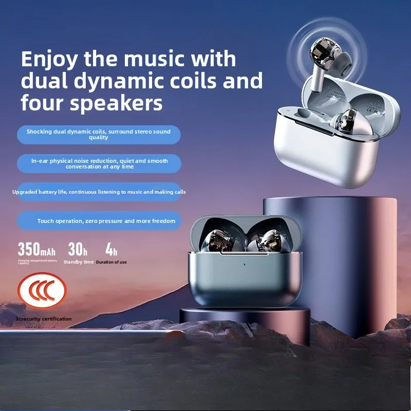 FOR TWS wireless bluetooth headset double moving coil four speakers 2026 new bluetooth headset
FOR TWS wireless bluetooth headset double moving coil four speakers 2026 new bluetooth headset