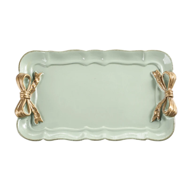Bowknot Cake Plate Jewelry and Cosmetics Tray Candy Plate Dessert Plate Small Swing Plate Storage Tray Props
Bowknot Cake Plate Jewelry and Cosmetics Tray Candy Plate Dessert Plate Small Swing Plate Storage Tray Props