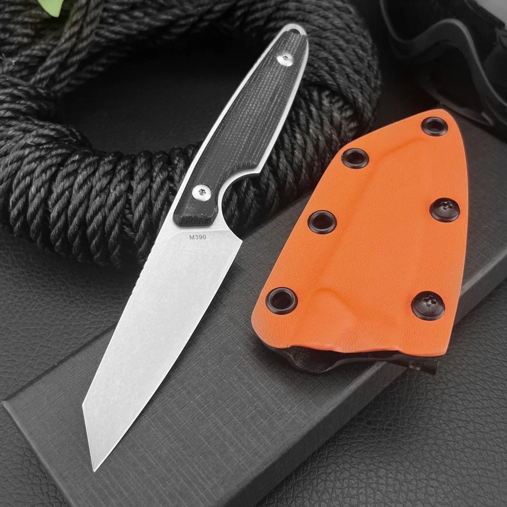 New High Hardness RMJ Camping Fixed Blade Knife 8Cr13MoV Blade Micarta Handle Carry EDC Multi-Purpose Knife Outdoor Jungle Tools
New High Hardness RMJ Camping Fixed Blade Knife 8Cr13MoV Blade Micarta Handle Carry EDC Multi-Purpose Knife Outdoor Jungle Tools