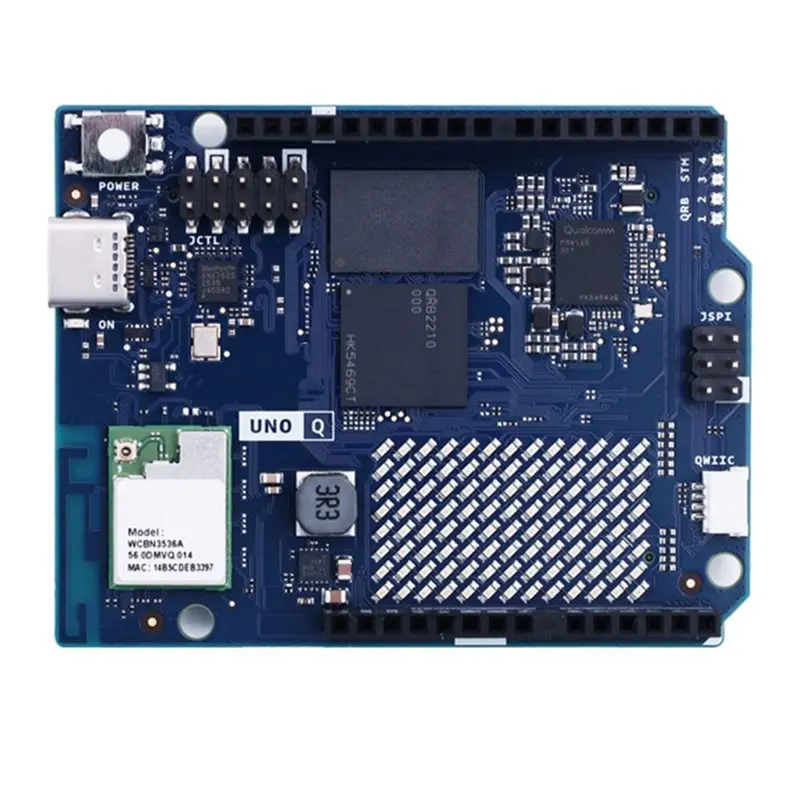 FULL-For Arduino UNO Q AI Development Board ABX00162 Arduino UNO Q Development Board For Robotics Smart Home Iot DIY Projects
FULL-For Arduino UNO Q AI Development Board ABX00162 Arduino UNO Q Development Board For Robotics Smart Home Iot DIY Projects