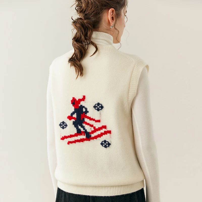 ANGEL женский 100% кашемировый свитер, жилет, бесшовный тонкий пуловер со снежным узором, трикотаж, осень-зима, жилет без рукавов с круглым вырезом
ANGEL женский 100% кашемировый свитер, жилет, бесшовный тонкий пуловер со снежным узором, трикотаж, осень-зима, жилет без рукавов с круглым вырезом