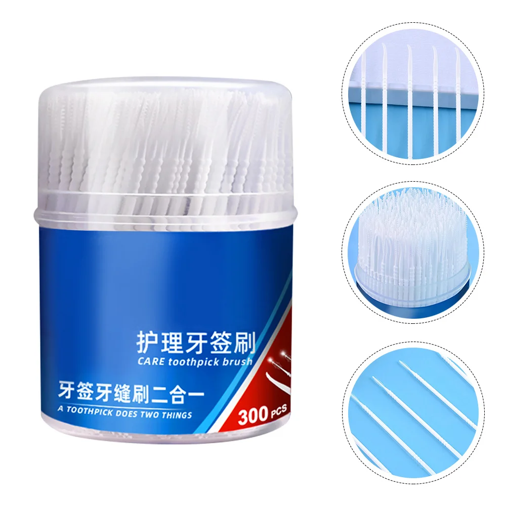300Pcs Interdental Brush Double Head Toothpick Dental Cleaner Oral Care Teeth Cleaning Tool Interdental Brush Toothpick Cleaners
300Pcs Interdental Brush Double Head Toothpick Dental Cleaner Oral Care Teeth Cleaning Tool Interdental Brush Toothpick Cleaners