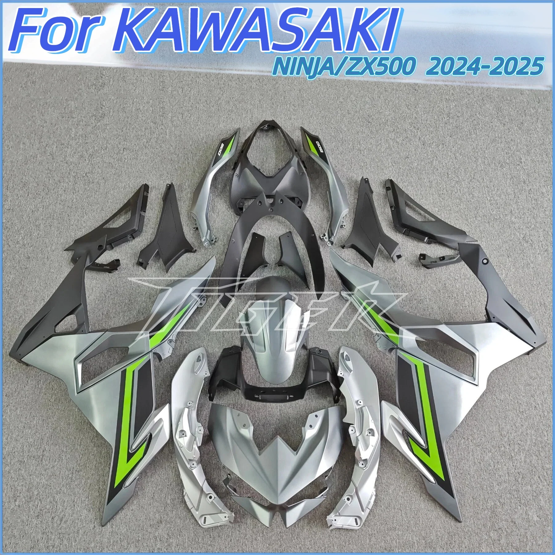For Kawasaki Ninja500 NINJA 500 SE 2024 2025 2026 High Quality Motorcycle Bodywork Fairing Kit Silver Grey Green
For Kawasaki Ninja500 NINJA 500 SE 2024 2025 2026 High Quality Motorcycle Bodywork Fairing Kit Silver Grey Green