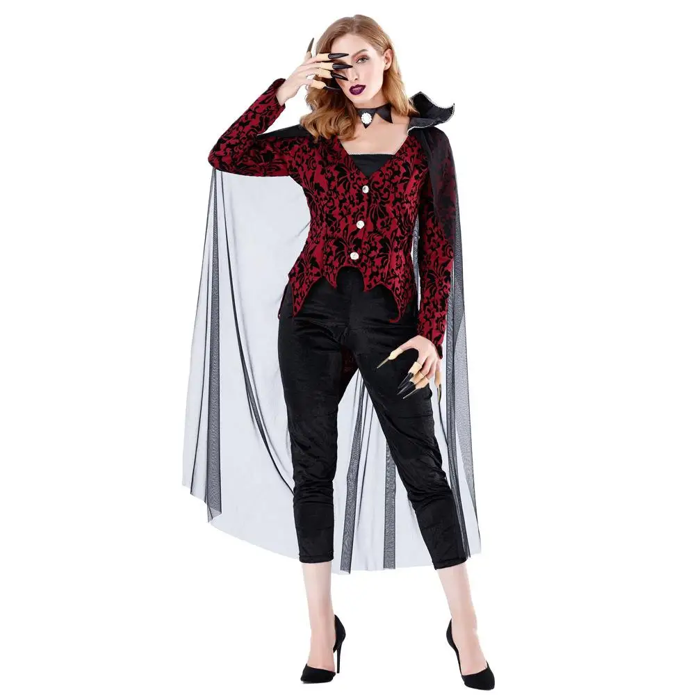 Halloween Cosplay Party Performance Costume New Devil Outfit Court Witch Queen Gift Women's Traditional Stage Clothing
Halloween Cosplay Party Performance Costume New Devil Outfit Court Witch Queen Gift Women's Traditional Stage Clothing