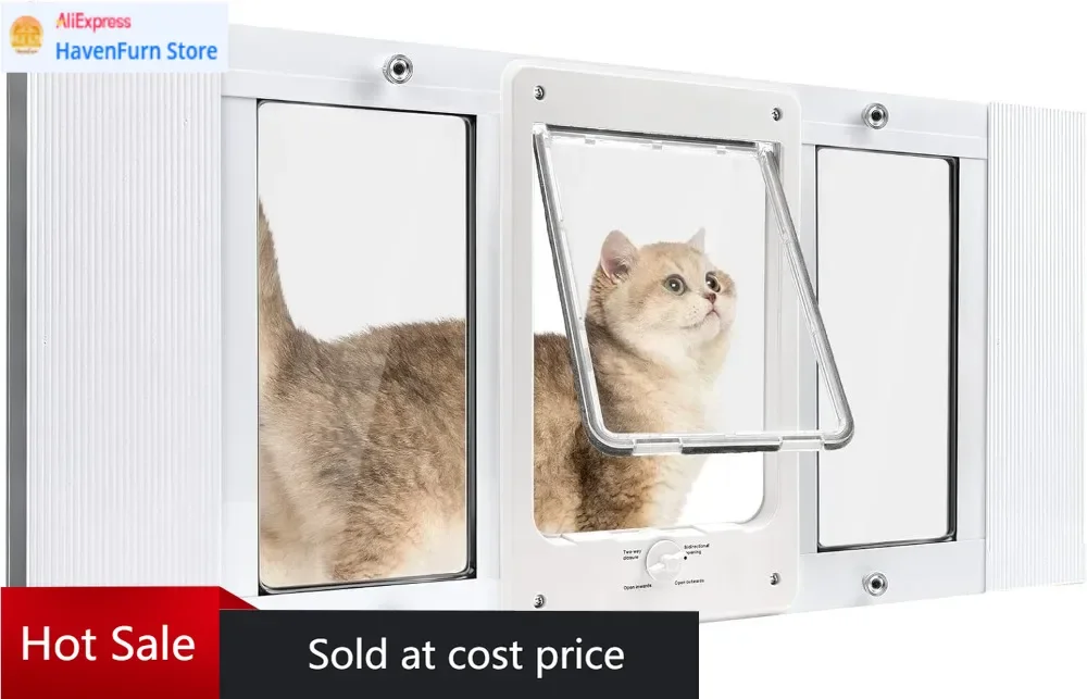Activity priceFull-Size Window Pet Door for Cats & Small Dogs, Fits 36-40" Windows, Quick Installation, Magnetic Closure, 4 Lock
Activity priceFull-Size Window Pet Door for Cats & Small Dogs, Fits 36-40" Windows, Quick Installation, Magnetic Closure, 4 Lock