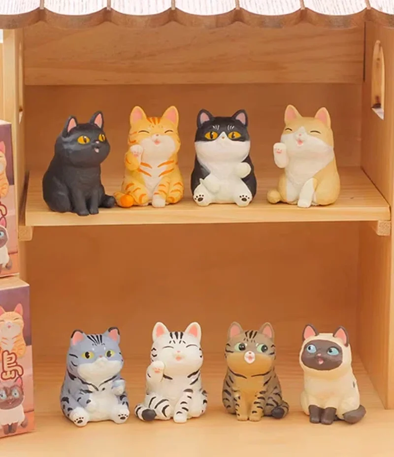 New Products In Stock Wooden Carved Cat Island Blind Box Figurines Cute Cat Figurines Desktop Ornaments Holiday Surprise Gifts
New Products In Stock Wooden Carved Cat Island Blind Box Figurines Cute Cat Figurines Desktop Ornaments Holiday Surprise Gifts