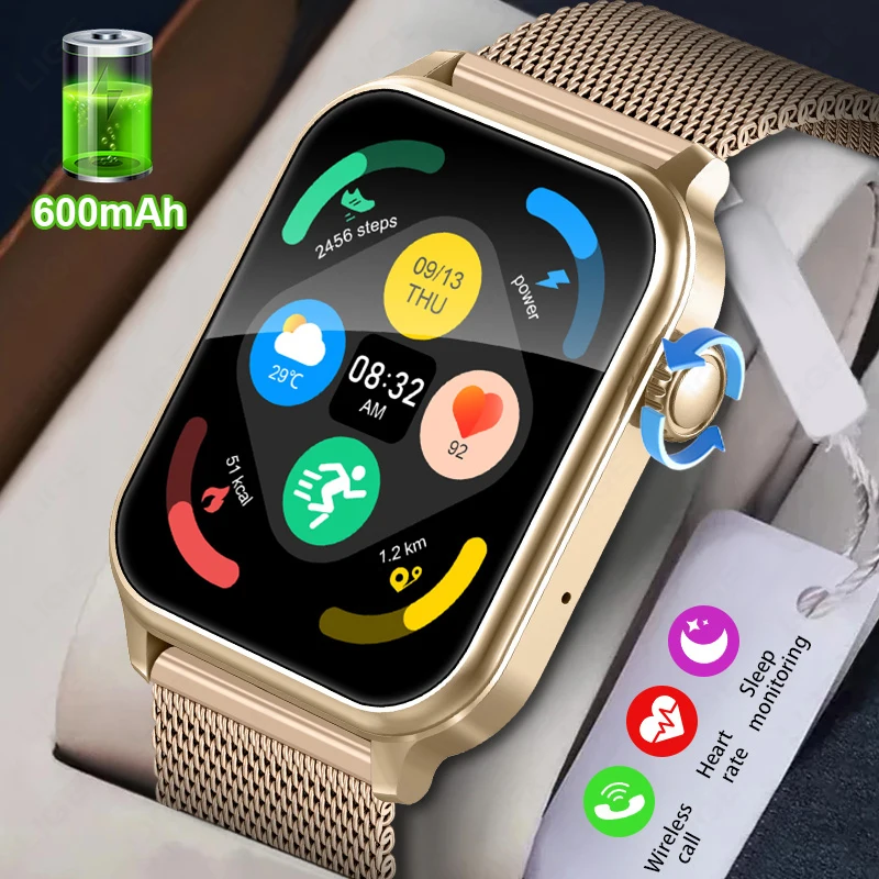 New Women Bluetooth Call Smart Watch Heart Rate Menstrual Tracking Health Smartwatches Waterproof Men Smartwatch For Android IOS
New Women Bluetooth Call Smart Watch Heart Rate Menstrual Tracking Health Smartwatches Waterproof Men Smartwatch For Android IOS