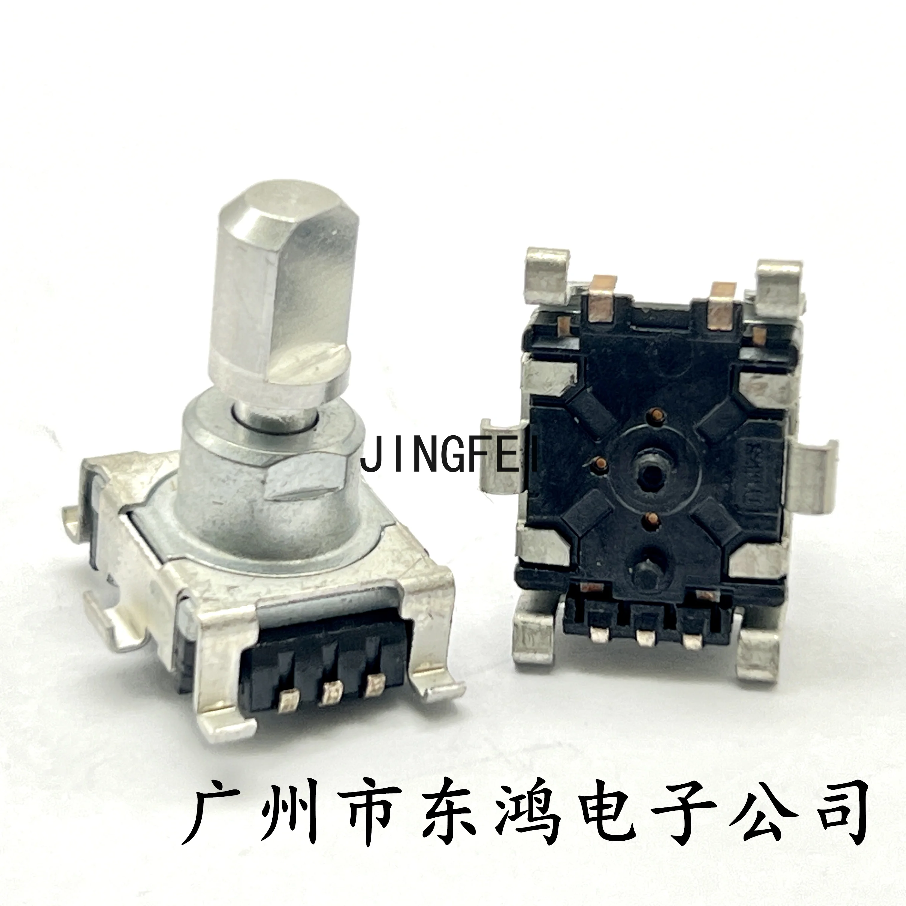 2 PCS Japanese 300 ° rotary potentiometer 10k axis length 15mm with push switch
2 PCS Japanese 300 ° rotary potentiometer 10k axis length 15mm with push switch