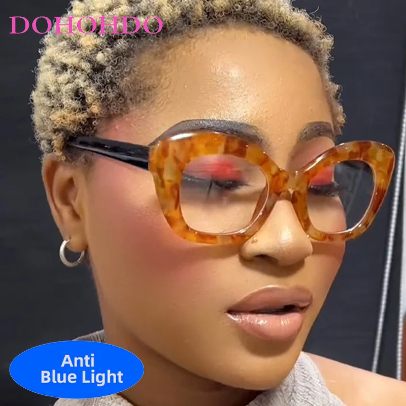 Retro Punk Oversized Cat Eye Men's Anti-Blue Light Glasses Luxury Brand Women Optical Work For Computer Eye Protection Eyewear
Retro Punk Oversized Cat Eye Men's Anti-Blue Light Glasses Luxury Brand Women Optical Work For Computer Eye Protection Eyewear