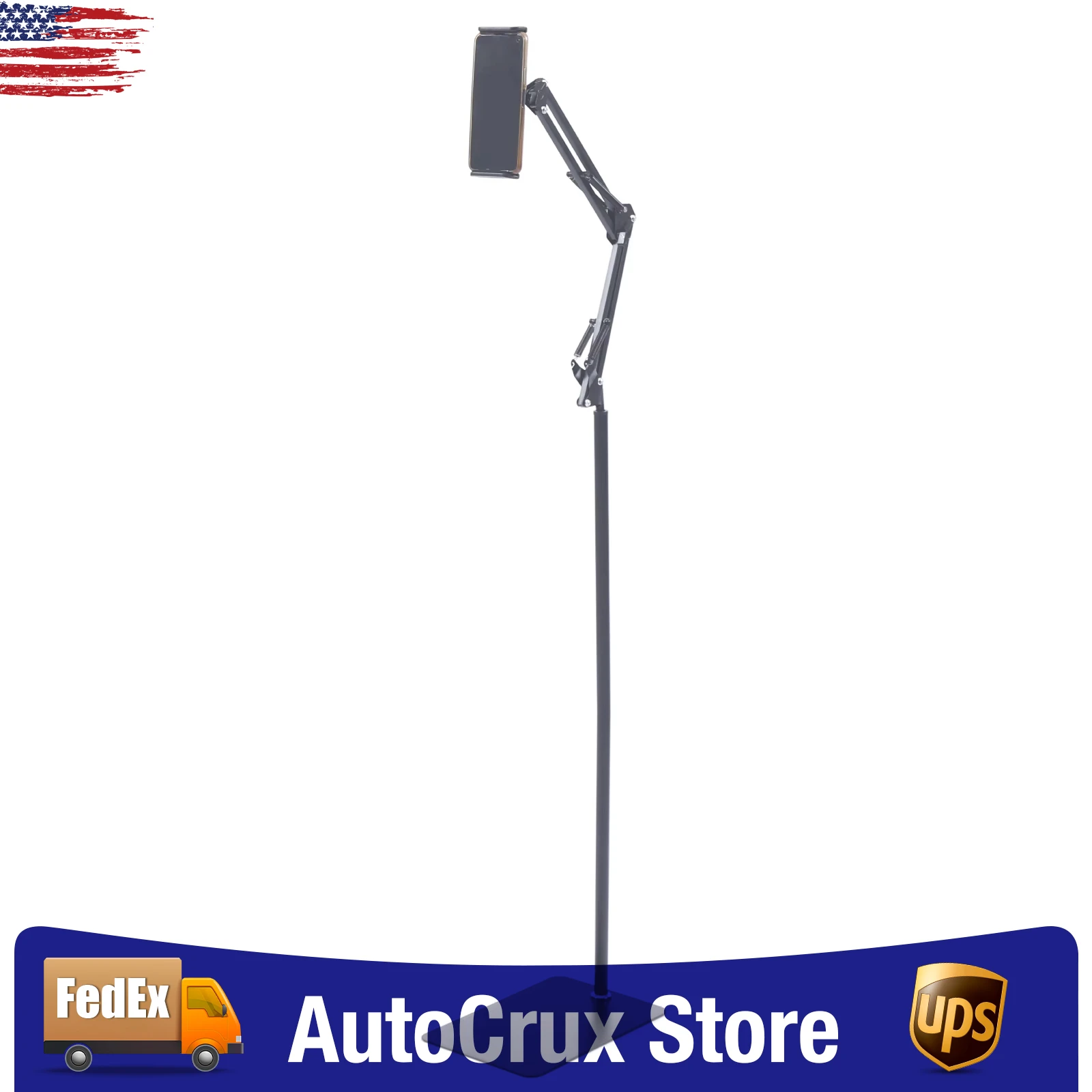 Adjustable Floor Mount Tripod Stand Holder Bracket for 4-17cm Tablet iPad Phone
Adjustable Floor Mount Tripod Stand Holder Bracket for 4-17cm Tablet iPad Phone