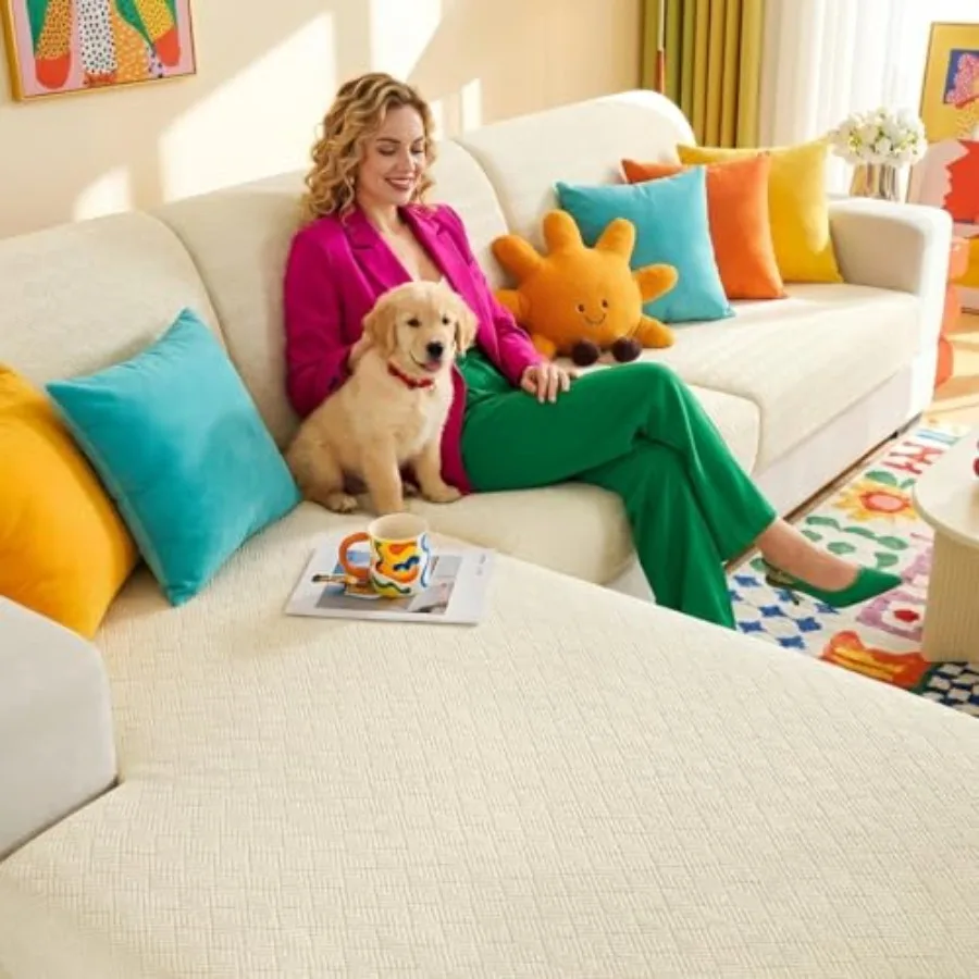 Plush Couch Cushion Covers Washable Anti-Slip Seat Cushion Cover for Sectional Sofa-Soft Thick Pet-Friendly Modular Furniture P
Plush Couch Cushion Covers Washable Anti-Slip Seat Cushion Cover for Sectional Sofa-Soft Thick Pet-Friendly Modular Furniture P