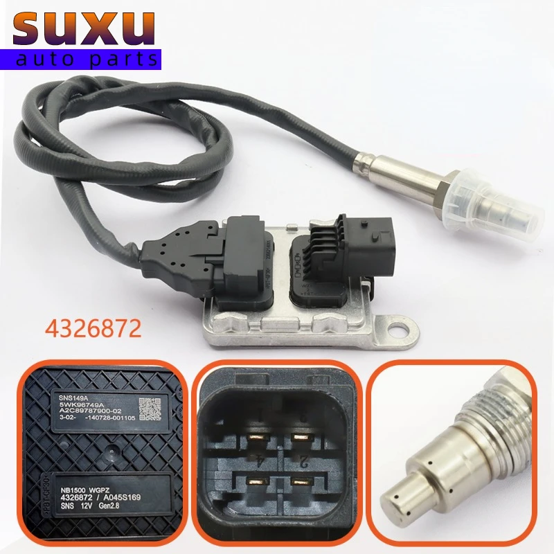 Nitrogen Oxide Sensor NOX Sensor for Cmins Engine CES SNS OEM 5WK96749B 4326872
Nitrogen Oxide Sensor NOX Sensor for Cmins Engine CES SNS OEM 5WK96749B 4326872