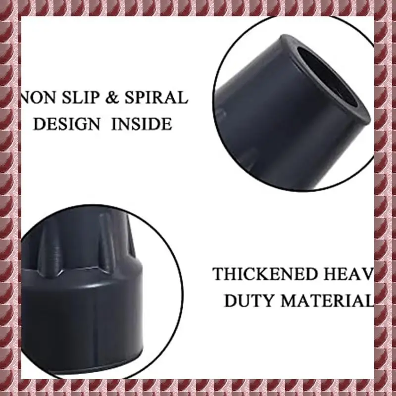 Crutch Tips Kit 1Inch Heavy Duty Non-Slip Rubber Cane Tips Kit Replacement Cane Foot Caps, Crutch Pads, 6 PCS
Crutch Tips Kit 1Inch Heavy Duty Non-Slip Rubber Cane Tips Kit Replacement Cane Foot Caps, Crutch Pads, 6 PCS