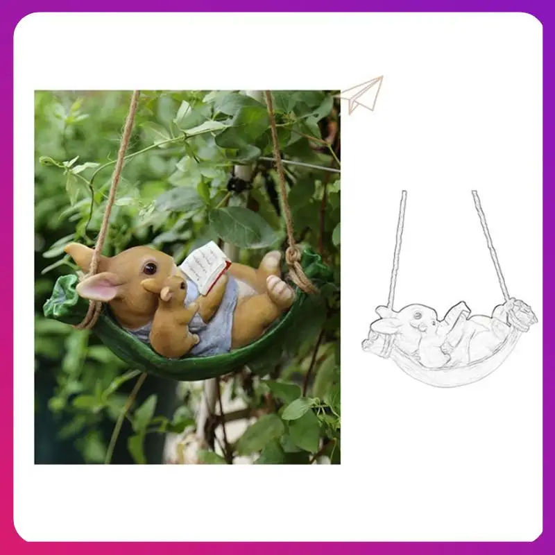 Swing Garden Ornament Courtyard Outdoor Indoor Tree Hanging Resin Swing Decoration Pendant Balcony Animal Crafts Durable
Swing Garden Ornament Courtyard Outdoor Indoor Tree Hanging Resin Swing Decoration Pendant Balcony Animal Crafts Durable
