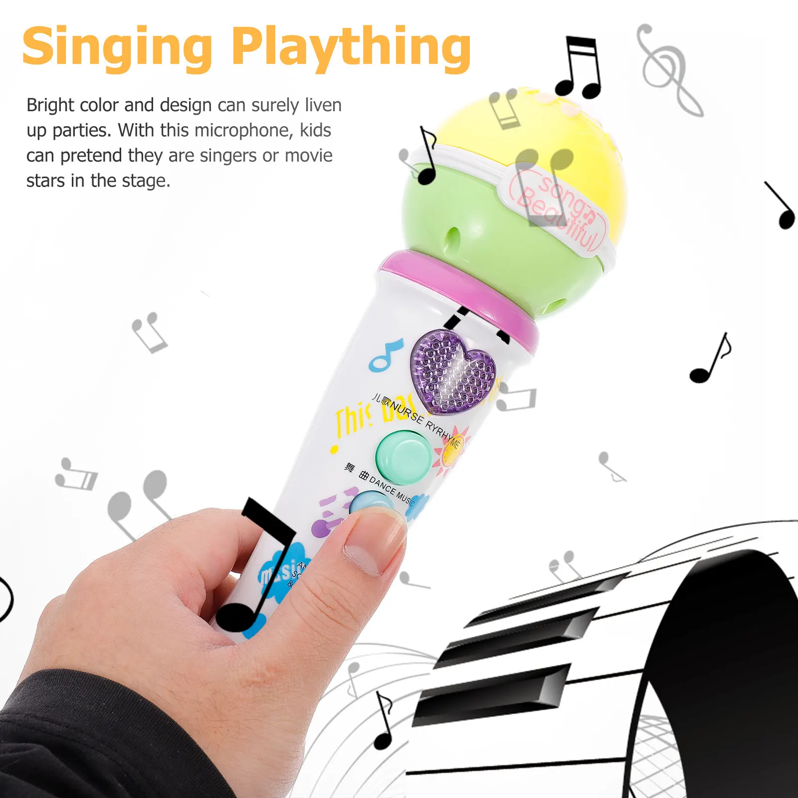 Kids Microphone Fake Prop Toy Music Simulation Pretend Play Cosplay Musical Toys
Kids Microphone Fake Prop Toy Music Simulation Pretend Play Cosplay Musical Toys