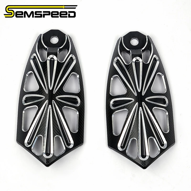 SEMSPEED Motorcycle CNC Aluminum Rear Shock Cover For Benda Dark Flag 950 Chinchilla 350 Motorcycle Accessories
SEMSPEED Motorcycle CNC Aluminum Rear Shock Cover For Benda Dark Flag 950 Chinchilla 350 Motorcycle Accessories