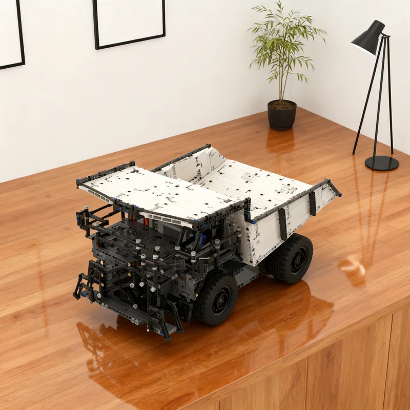 3056 деталей MOC: Белый самосвал для горнодобывающей промышленности, техническая модель, конструктор, креативный подарок, DIY, декор для выставки, премиум-класс для взрослых
3056 деталей MOC: Белый самосвал для горнодобывающей промышленности, техническая модель, конструктор, креативный подарок, DIY, декор для выставки, премиум-класс для взрослых