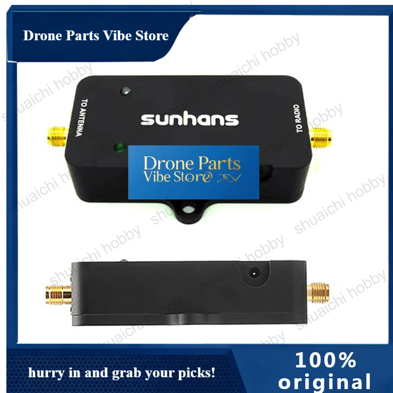 Drone Parts1Set Sunhans 3W 35dBm Wireless Signal Booster 2.4Ghz WiFi Power Amplifier Range Extender EU/US/UK Plug Optional For R
Drone Parts1Set Sunhans 3W 35dBm Wireless Signal Booster 2.4Ghz WiFi Power Amplifier Range Extender EU/US/UK Plug Optional For R