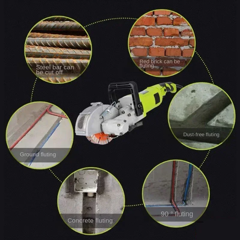 Электрический штроборез 4000 Вт, беспыльная резка бетона, циркулярная пила, электроинструмент 220 В - Высокая эффективность
Электрический штроборез 4000 Вт, беспыльная резка бетона, циркулярная пила, электроинструмент 220 В - Высокая эффективность