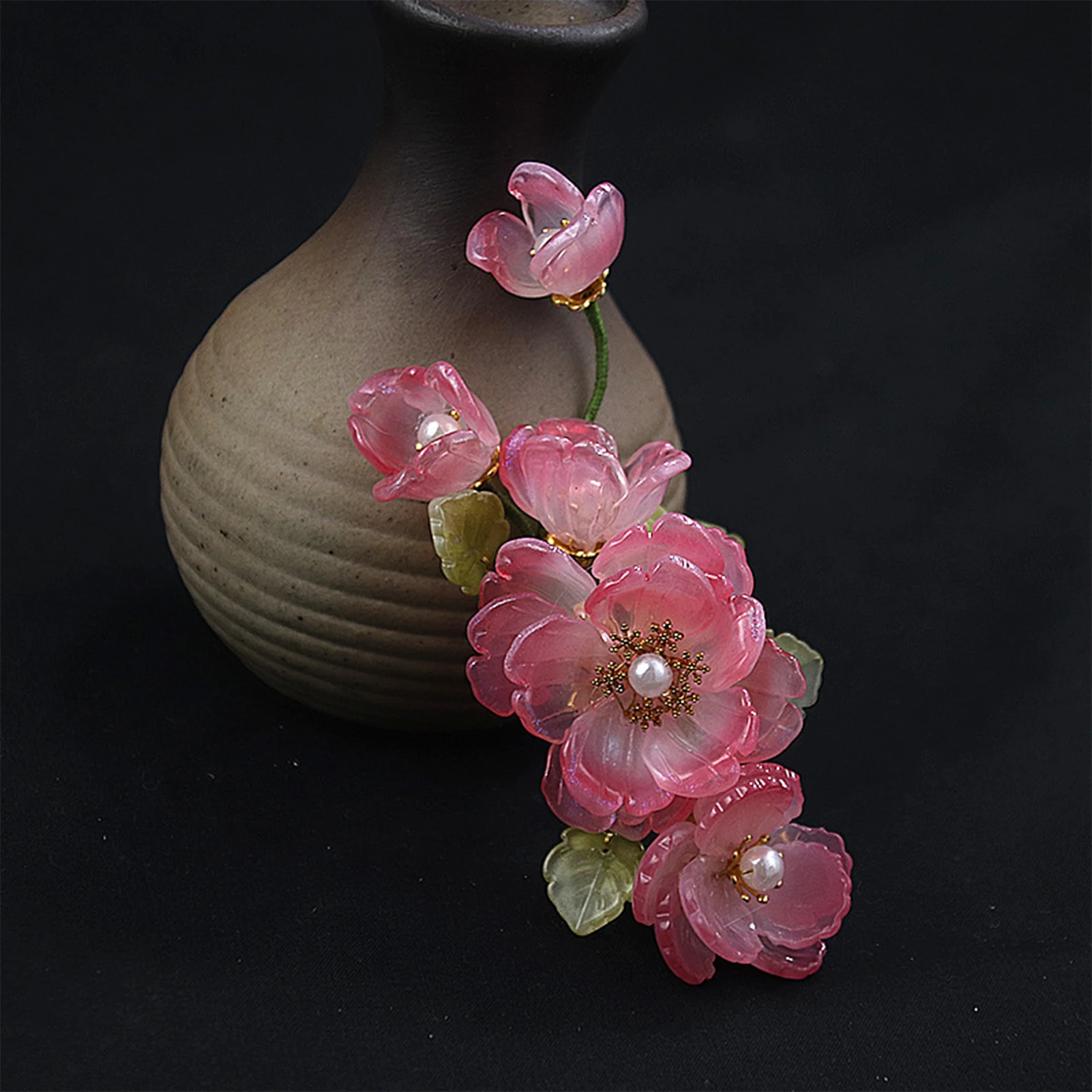 Retro Pink Flower Hairpins Side Clips Pearls Headpieces Elegant Women Party Floral Hairclips Vintage Chinese Style Hair Jewelry
Retro Pink Flower Hairpins Side Clips Pearls Headpieces Elegant Women Party Floral Hairclips Vintage Chinese Style Hair Jewelry