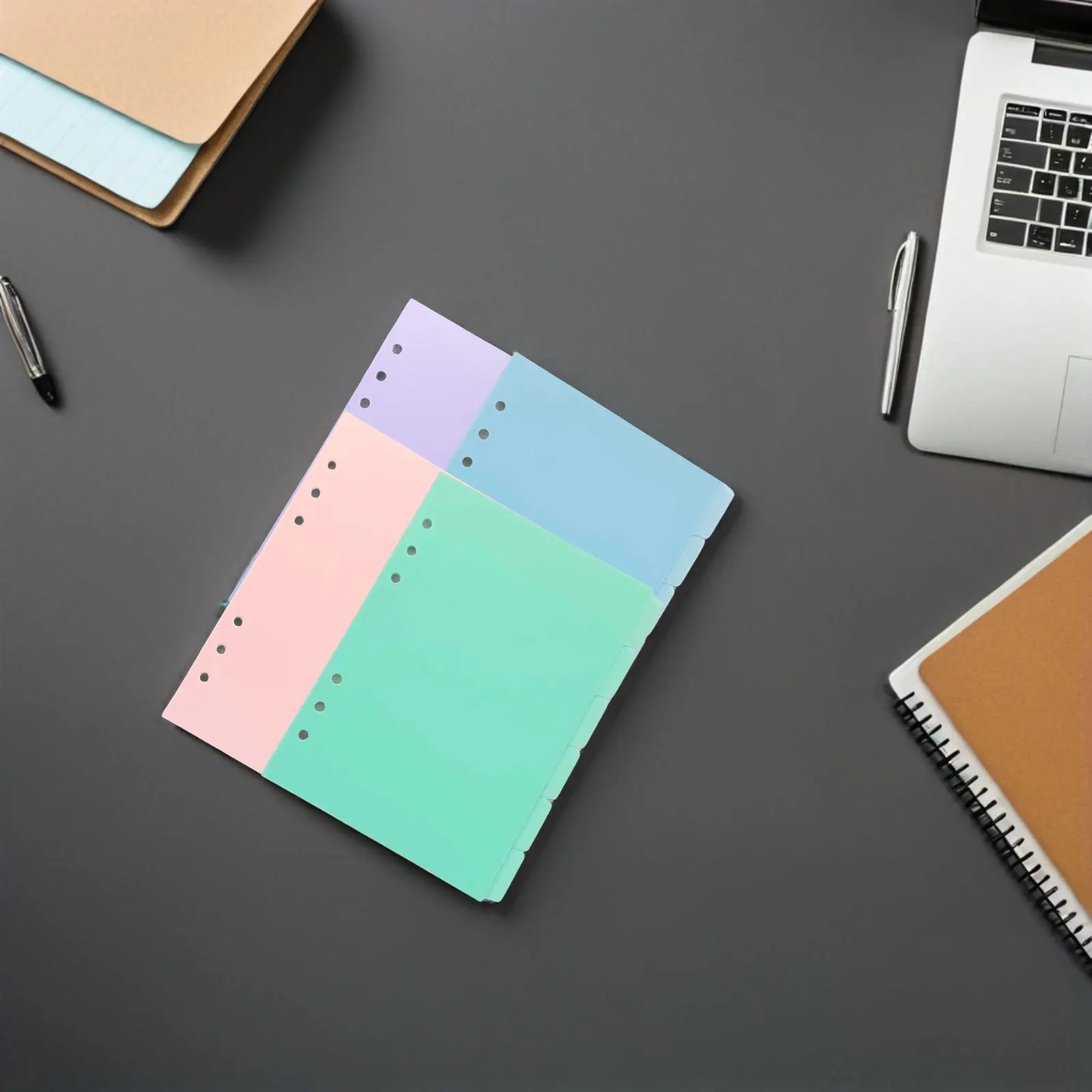 4Sets A5 Plastic Binder Index Dividers Non-Tear PP Material Writable Colored Tabs for Ring Binders Student Office Home
4Sets A5 Plastic Binder Index Dividers Non-Tear PP Material Writable Colored Tabs for Ring Binders Student Office Home