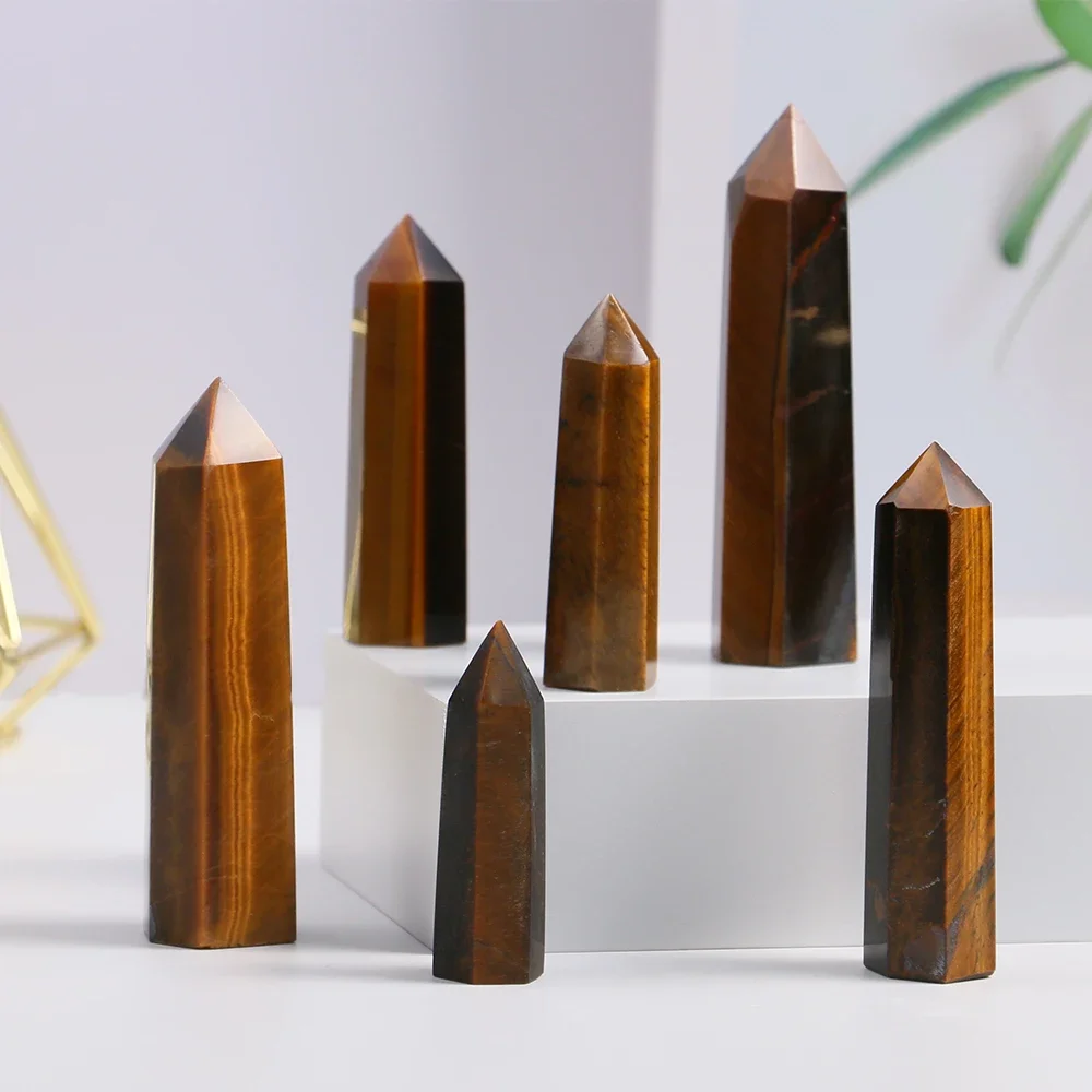 Mineraali Natural Tiger Eye Tower Column Point Ornament Healing Wand Healthy Obelisk Energy Genuine Gemstone 4-10cm Pretty Gifts
Mineraali Natural Tiger Eye Tower Column Point Ornament Healing Wand Healthy Obelisk Energy Genuine Gemstone 4-10cm Pretty Gifts