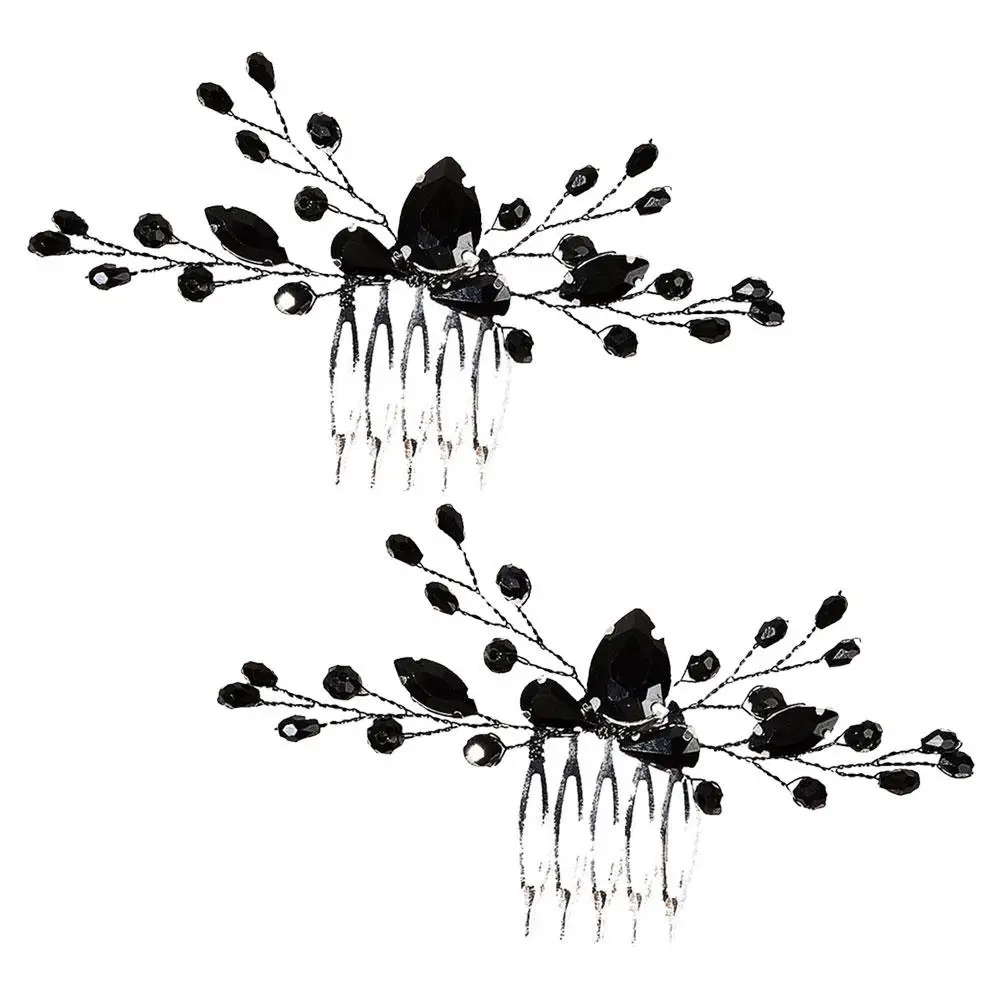 2pcs Black Bridal Wedding Queen Accessories Durable Vintage Side Combs For Women Hair Hair Comb For Wedding Bride Decorations
2pcs Black Bridal Wedding Queen Accessories Durable Vintage Side Combs For Women Hair Hair Comb For Wedding Bride Decorations