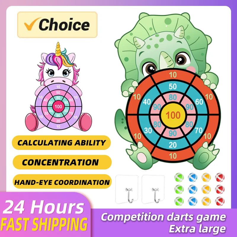 Child Educational Games Dart Board Baby Toy Stickey Ball Dart Indoor Sports Child Montessori Games for Children 3 to 7 Years
Child Educational Games Dart Board Baby Toy Stickey Ball Dart Indoor Sports Child Montessori Games for Children 3 to 7 Years