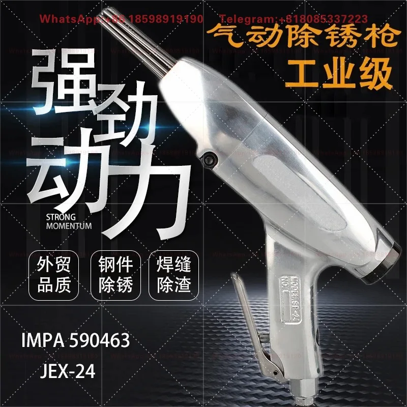Pneumatic Needle Scaler JEX-24 IMPA590463 4000bpm 23Pcs 3mm Needle Rust Removal Gun Welding Slag Cleaner Marine Industrial
Pneumatic Needle Scaler JEX-24 IMPA590463 4000bpm 23Pcs 3mm Needle Rust Removal Gun Welding Slag Cleaner Marine Industrial