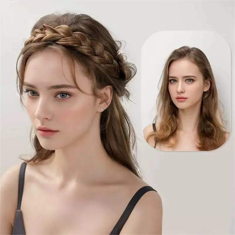 Универсальный широкий парик с повязкой на голову, аксессуары для волос для женщин
Универсальный широкий парик с повязкой на голову, аксессуары для волос для женщин