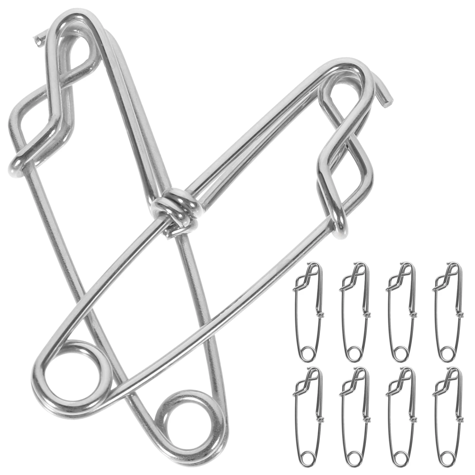 10pcs Stainless Steel Pins Clips for Weights Small Lure Connector Boat Fishing Accessories Durable
10pcs Stainless Steel Pins Clips for Weights Small Lure Connector Boat Fishing Accessories Durable