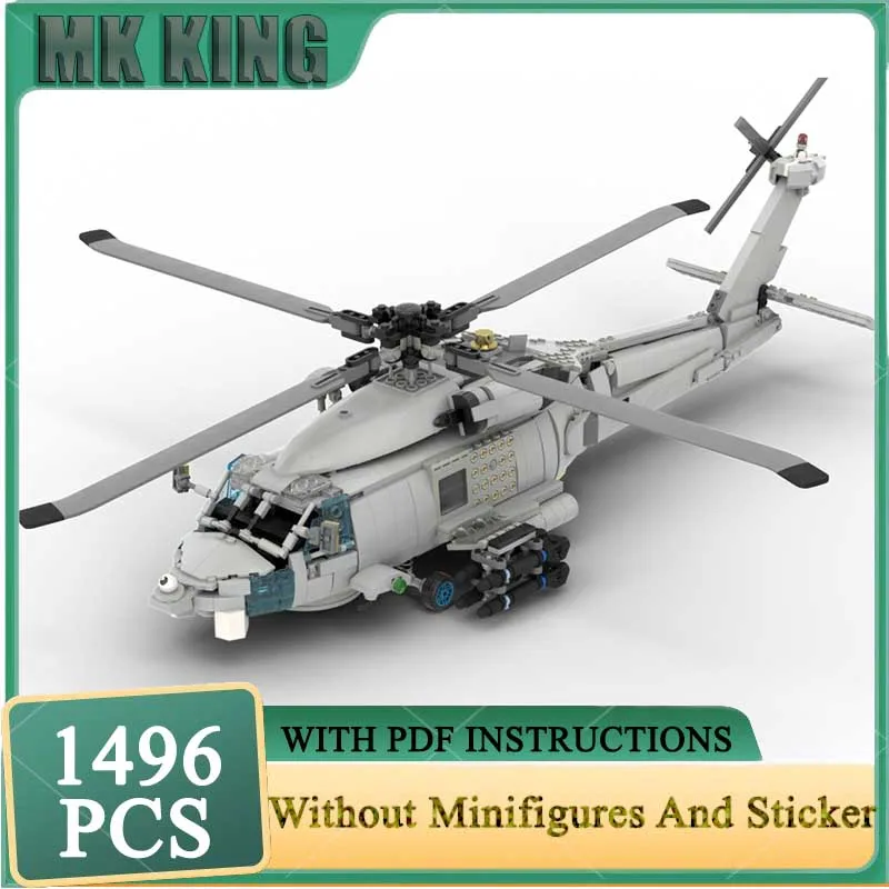 Военная модель истребителя Moc, строительные блоки, модульная модель SH-60B/R SeaHawk, технология, модульные подарки, замыкание, сделай сам, сборная игрушка
Военная модель истребителя Moc, строительные блоки, модульная модель SH-60B/R SeaHawk, технология, модульные подарки, замыкание, сделай сам, сборная игрушка